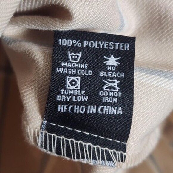 Dixxon Flannel Co Shirt Mens XL Tan Plaid The Canal Long Sleeve Button Front - Picture 8 of 11